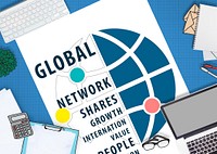 Global Networking Worldwide international Concept