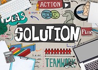 Solution Problem Solving Result Progress Concept