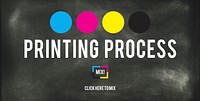Printing Process CMYK Cyan Magenta Yellow Key Concept
