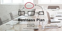Business Plan Marketing Strategy Vision Planning Concept