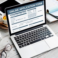 Online Application Form Document Recruitment Concept