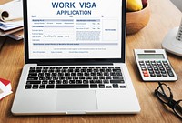 Work Visa Application Law Legal Concept