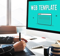 Web Design Template Graphic Concept