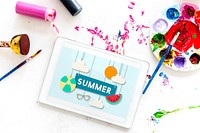 Illustration of summer holiday vacation
