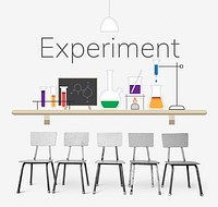 Science Study Chemical Test Tube Experiment Laboratory Graphic