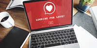 Looking for Love Heart Homepage Concept