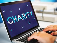 Charity Volunteer Helping Nonprofit Concept