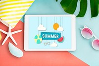 Summer Break Fun Party Banner Concept