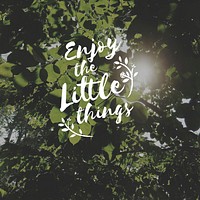 Enjoy little things is a happiness.