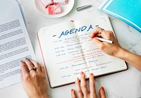 Calendar Agenda Event Meeting Reminder Schedule Graphic Concept