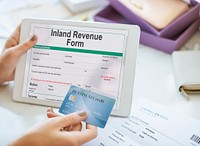 Inland Revenue Form Details Concept