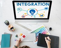Interaction Integration Company Strategy Concept