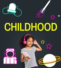 Imagination galaxy cheerful illustration childhood