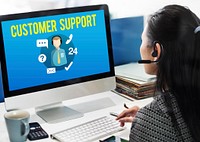 Customer Support Contact Center Advice Concept