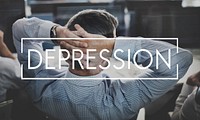 Depression Frustrated Failure Problems Business Concept