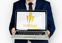 Lighting Voltage Power Energy Saving Graphic