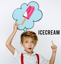 Ice Cream Dessert Food Graphic Concept