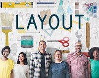 Layout Art Creative Design Organization Plan Concept