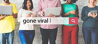 Gone Viral Cyber Connection Sharing Social Concept