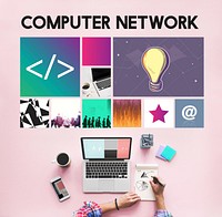 Homepage Website Coding Computer Networking Technology Concept