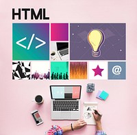 Homepage Website Coding Computer Networking Technology Concept