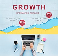Business Data Growth Report Analysis Performance Concept