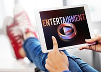 Digital Music Streaming Online Entertainment Media Concept