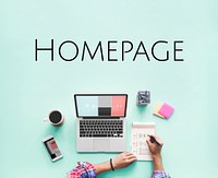 Homepage Website Design Template Graphic Word