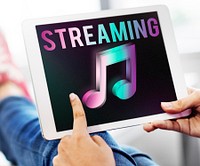 Digital Music Streaming Multimedia Entertainment Online Concept