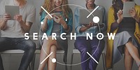 Search Now Discover Connection Seeking SEO Concept