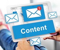 Content Blogging Data Internet Media Sharing Concept