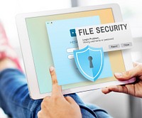 File Security Data Details Facts Information Media Concept