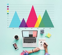 Analysis Business Triangle Chart Concept