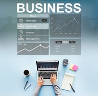 Business Chart Work Analysis Concept