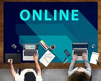 Online Internet Network Technology Media Concept