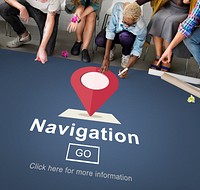 Navigation Position Maps Services Concept