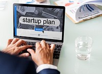 Startup Plan Marketing Strategy Concept