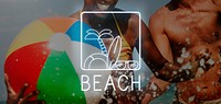 Summer Beach Sea Coast Graphics Concept