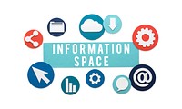 Information Space Technology Network Connect Concept