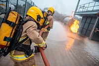 Firefighter training. Original public domain image from Flickr