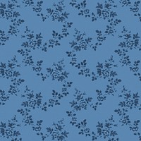 Antique floral blue pattern wallpaper background