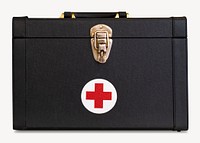 First aid kit collage element psd