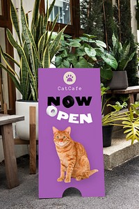 Pet shop, now open sign