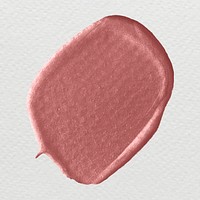 Metallic pink paint stroke vector