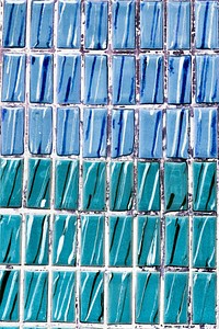 Blue two tone marble tiles