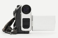 Handheld camcorder with copy space design resource