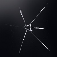 Black background with broken glass effect
