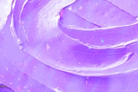 Purple cake frosting background, food texture 