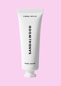 Skincare tube mockup, beauty product packaging  psd