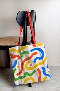 Tote bag  mockup, editable design 